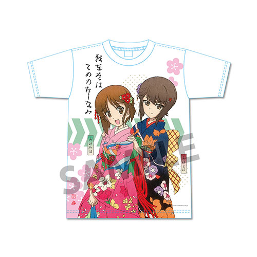 ガールズ＆パンツァー 最終章 Ukiyo-e Art 大洗美人姉妹図西住みほ・まほ フルグラフィックTシャツ（全4サイズ）の商品詳細