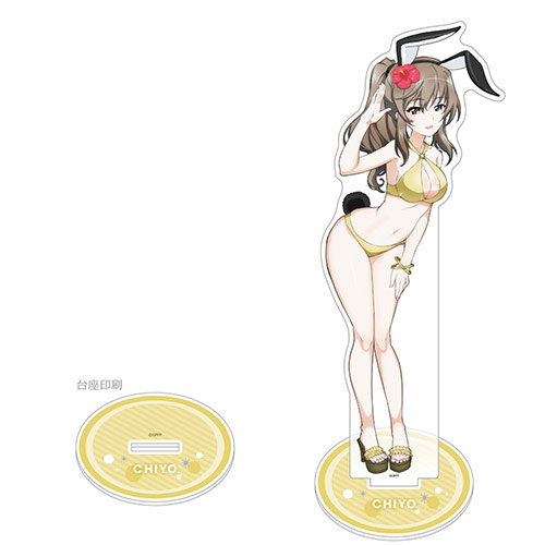 [ガールズ＆パンツァー 最終章]描き下ろし特大アクリルスタンド（島田千代／バニー水着）の商品詳細
