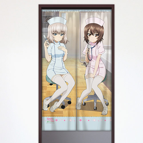 [ガールズ＆パンツァー 最終章]のれん（西住まほ＆逸見エリカ／ナース）の商品詳細