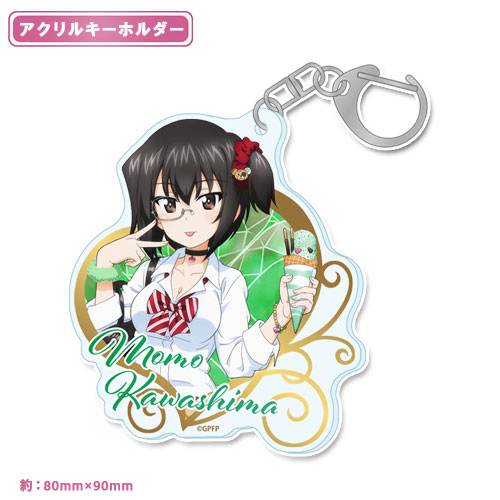 ガールズ＆パンツァー 最終章 描き下ろし アクリルキーホルダー【川嶋桃】ギャル制服ver.の商品詳細