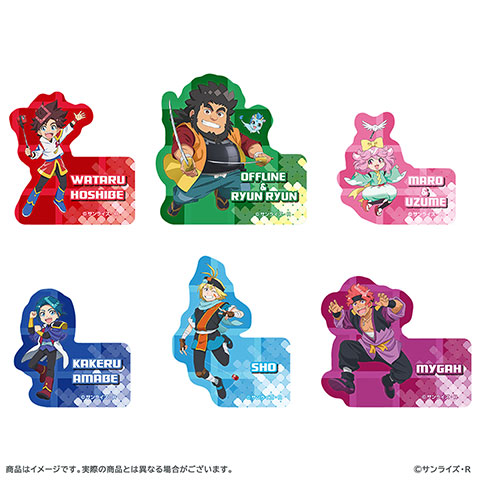 魔神創造伝ワタル　トレーディングダイカットステッカー（全6種ランダム）の商品詳細